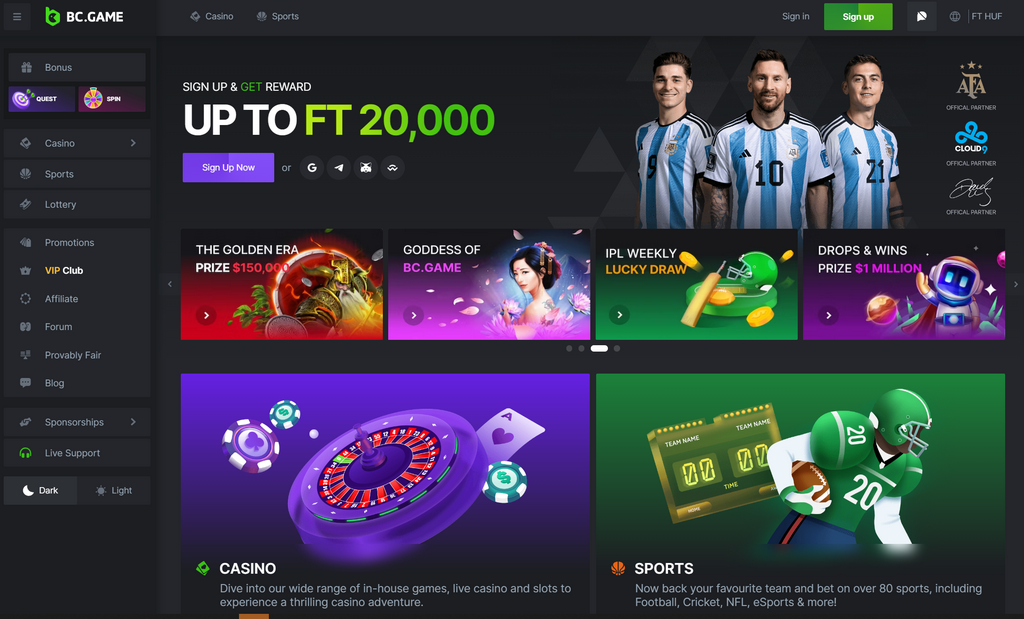 Authorities BC.Game Crypto Casino Site Website